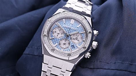 audemars piguet diamond blue|audemars piguet full diamond.